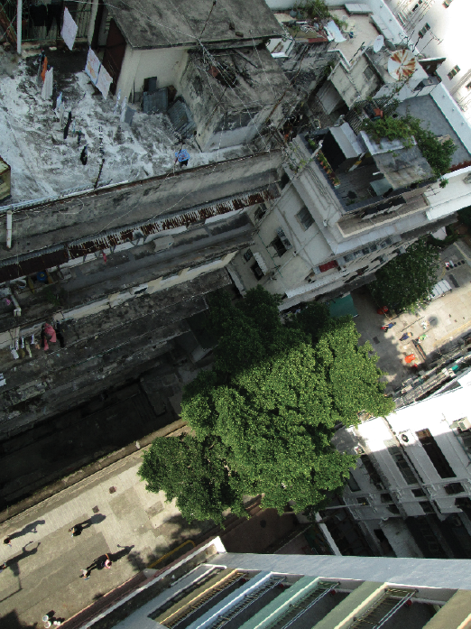 floating in Hong Kong