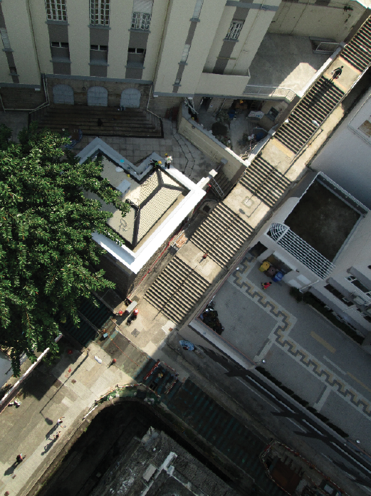 floating in Hong Kong