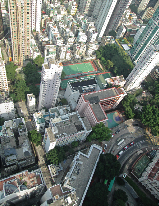 floating in Hong Kong